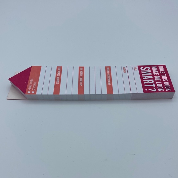 Set of multiple ‘this book...look smart’ bookmarks - Picture 6 of 7